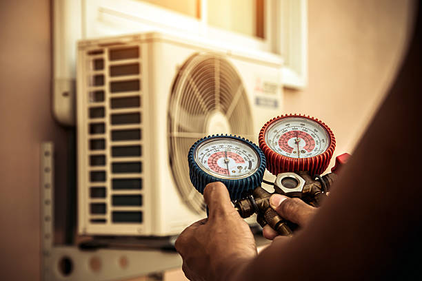 Professional Hvac Maintenance technician working in Bonaire, GA